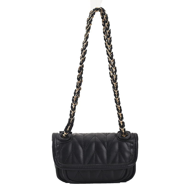 Fashion Chain Bag Women's Bag Small Fresh Rhombus Messenger Bag Mini Mobile Phone Lipstick Bag Trendy Bag
