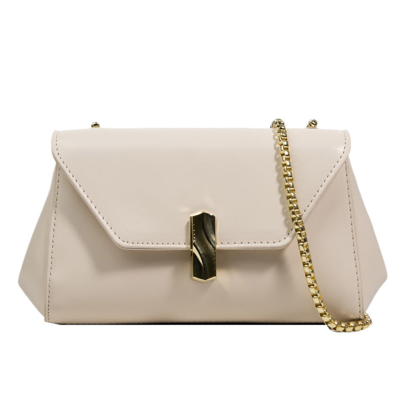 Fashion Small Fresh Women's Bag New Snake Bone Chain Bag Summer Shoulder Bag Lock Messenger Bag
