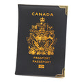 Canadian passport clip with copper feet and metal corners lightweight travel passport cover
