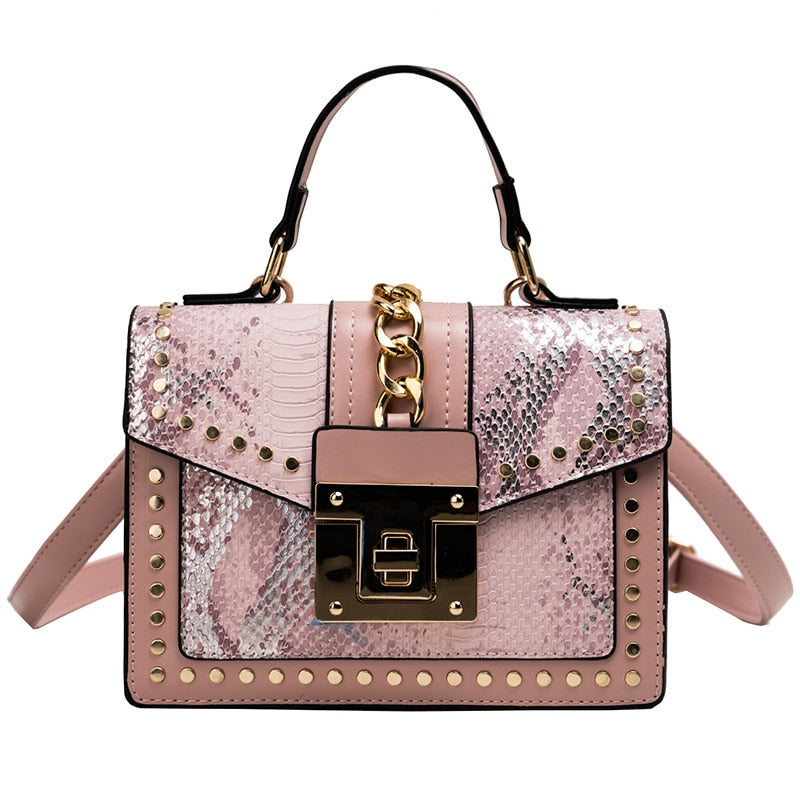 Fashion Alligator Women Shoulder Bags Designer Chains Handbags Luxury PU Leatehr Crossbody Bag Small Envelope Flap Famale Purses