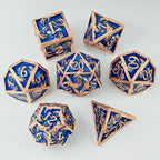 Popular New Eye Hand Dice Set, D&amp;D Cthulhu Role-Playing Game, 7-Piece Metal Dice Set