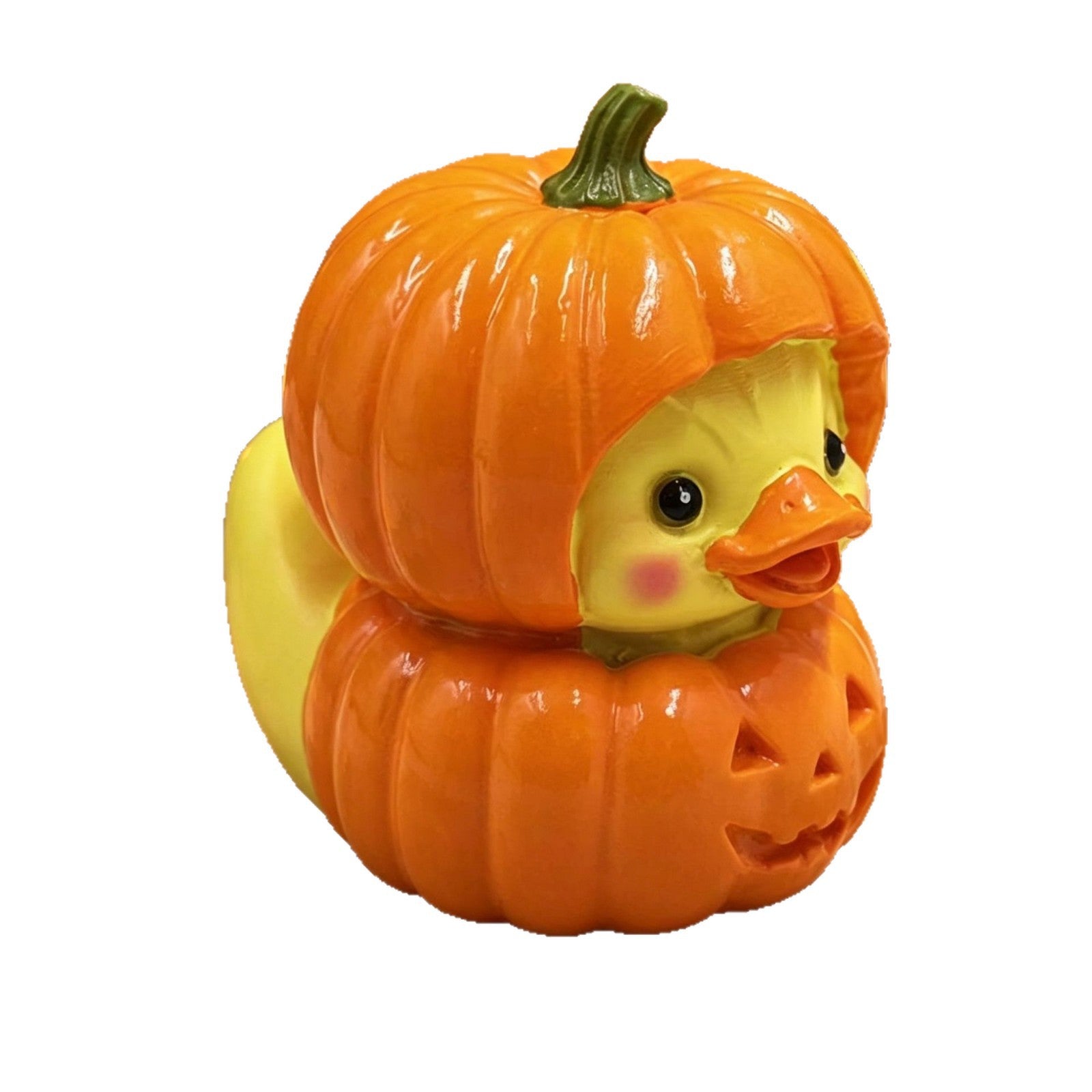 Halloween Creative Home Decor Cartoon Cute Desk Decoration Pumpkin Duck Resin Craft Halloween Decoration