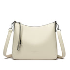 Fashionable Versatile Genuine Leather Women's Shoulder Crossbody Handheld Bag