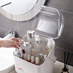 Cosmetics Storage Box Household Transparent Simple Dust-proof Large-Capacity Drawer Makeup Box Drawer Storage