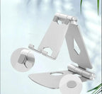 Aluminum Phablet Phone Universal Desktop Stand Double Folding Portable Telescopic Stand Folding Storage Multi Angle Adjustment
