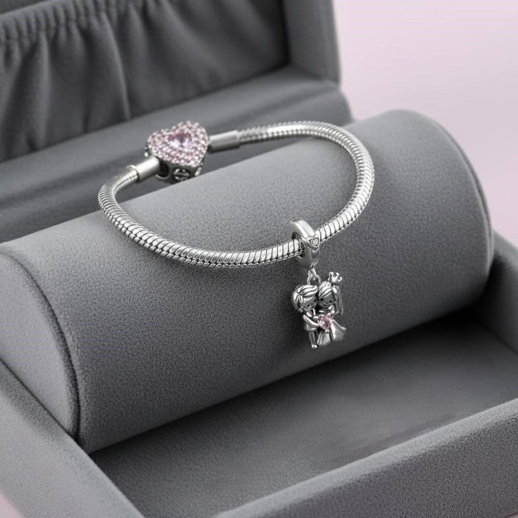 Silver Bride and Groom Charm-Infinite Love NYSHK