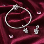 Silver Bride and Groom Charm-Infinite Love NYSHK