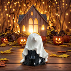 Halloween Ghost Pumpkin Resin Decoration Creative Design Halloween Desk Ornament