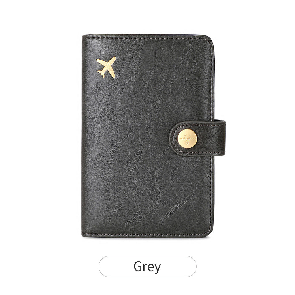 Travel passport bag simple and portable multifunctional passport holder document storage protective cover