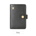 Travel passport bag simple and portable multifunctional passport holder document storage protective cover