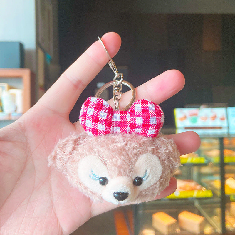 Plush Stellalou Doll Key Pendant Schoolbag Doll Car Key Chain Shirley Rose Bag Pendant Key Chain for Girl