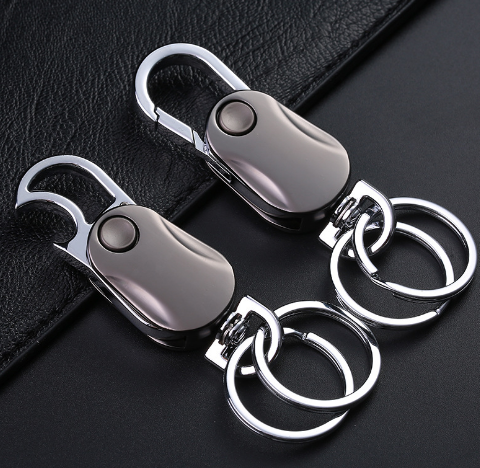 New creative fingertid gyroscope keychain car key pendant Two Key Ring Kids boy Toy