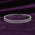 925 Sterling Silver Bohemian Style Tennis Bracelet NYSHK