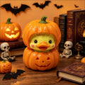 Halloween Creative Home Decor Cartoon Cute Desk Decoration Pumpkin Duck Resin Craft Halloween Decoration