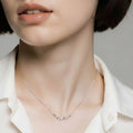 Silver Plated Leaf Necklace NYSHK