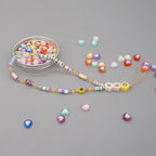 Go2Boho Mobile Phone Lanyard Heishi Disc Beads Crystal Bead Chain For Phone Smile Chains LOVE Letter String Wristband