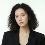 925 Sterling Silver Petite Square Necklace with Contemporary Layering - NYSHK