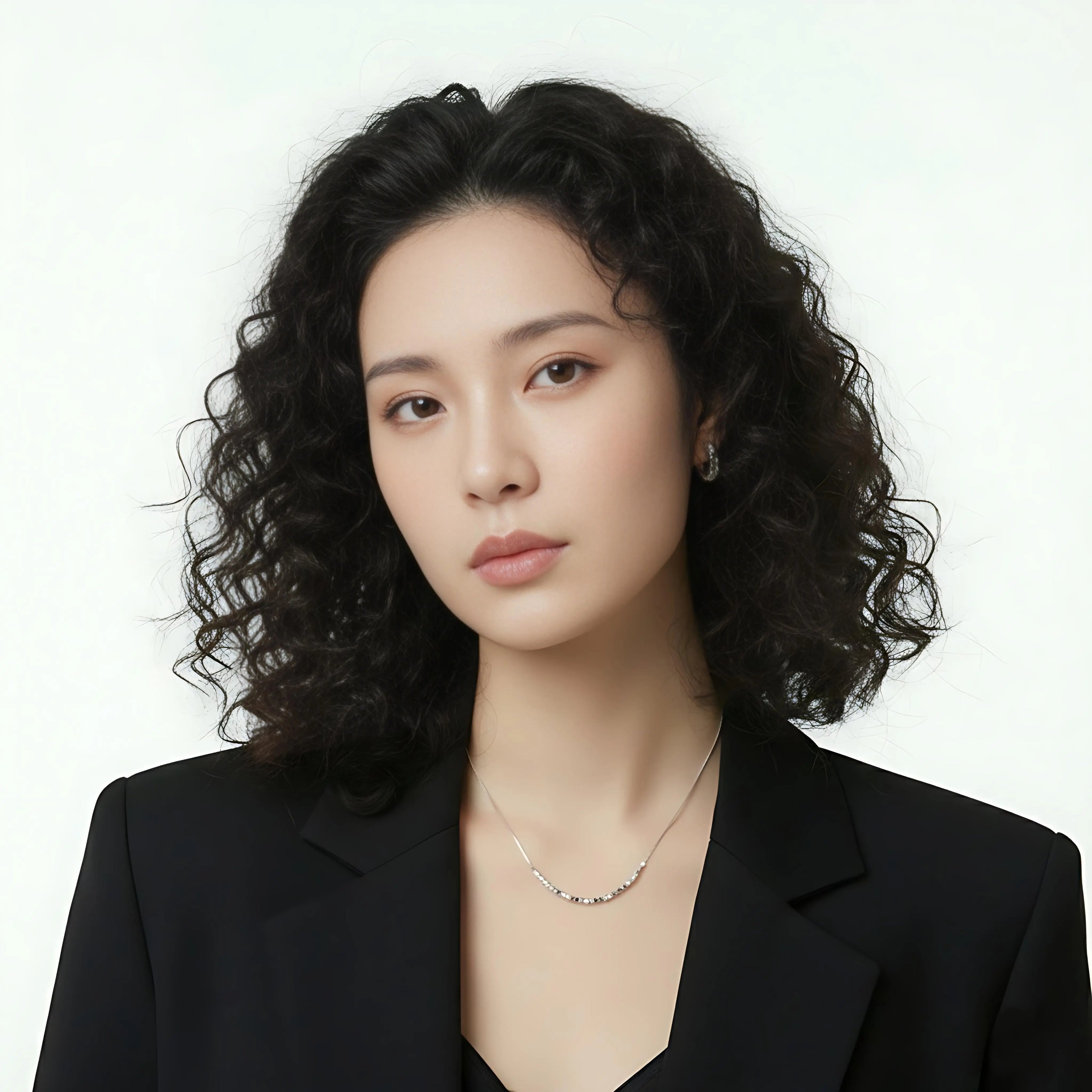 925 Sterling Silver Petite Square Necklace with Contemporary Layering - NYSHK