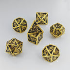 Popular New Eye Hand Dice Set, D&amp;D Cthulhu Role-Playing Game, 7-Piece Metal Dice Set