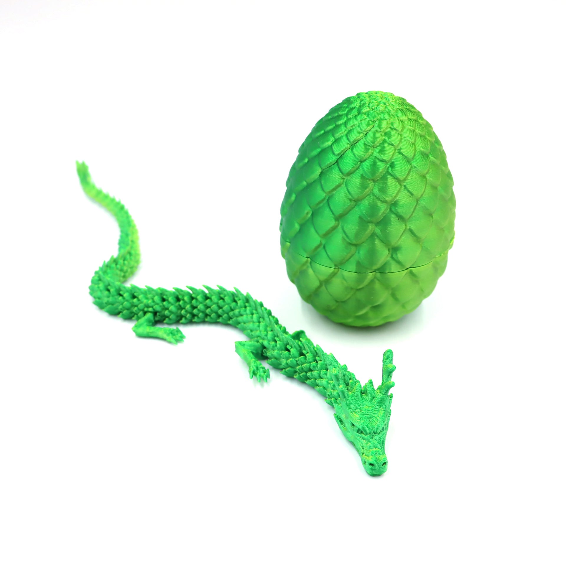 3D Printed Dragon Ornament Chinese Dragon Cross-border Dragon Egg 3D Printed Articulated Dragon Toy Figurine Gift Craft