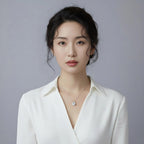 925 Sterling Silver Cubic Zirconia Hip Hop Inspired Bling Style Necklace - NYSHK