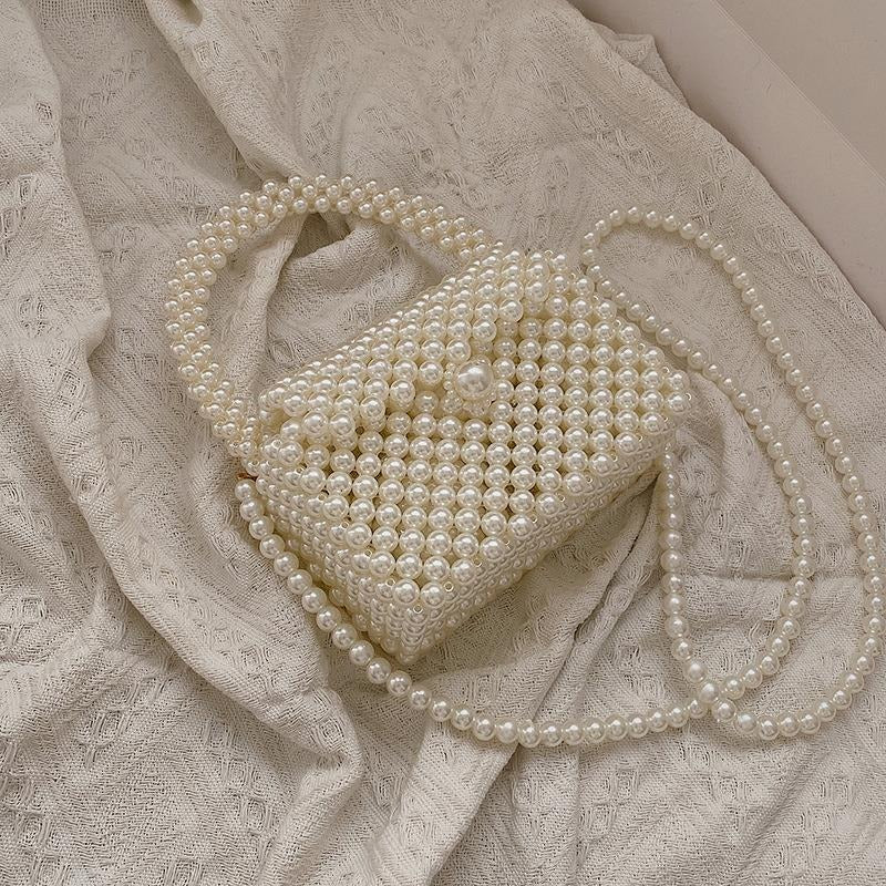 Pearl Bag Women's 2023 Crossbody Bag Mobile Phone Bag Mini Pearl Bag