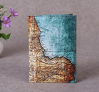 Passport Cover Color Printing Canvas Printing Travel Abroad Universal PU Leather Passport Clip Passport Book Travel