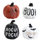 Halloween Decoration Resin Pumpkin Decorative Item Tabletop Ornament for Halloween Party