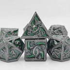 Popular New Eye Hand Dice Set, D&amp;D Cthulhu Role-Playing Game, 7-Piece Metal Dice Set