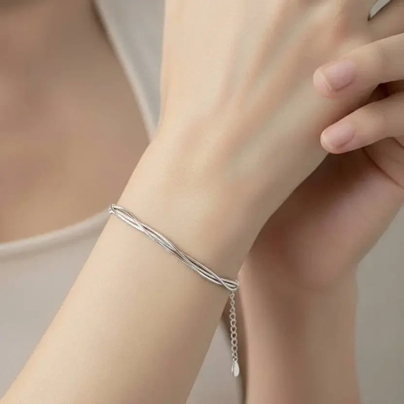 S925 Layered Bracelet