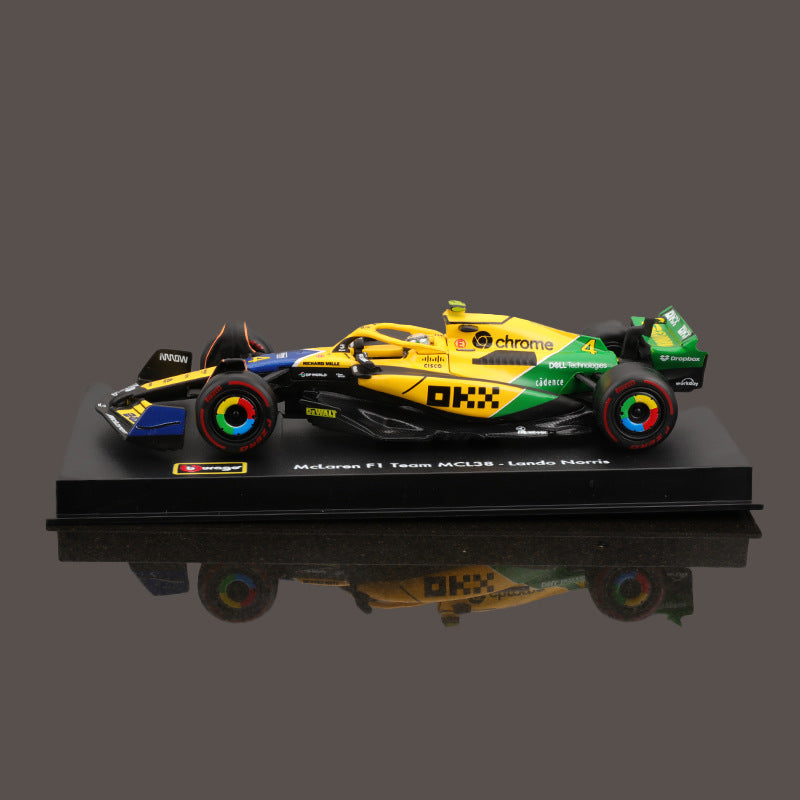 Monaco MCL38 McLaren simulation alloy car model