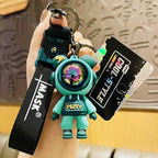 Net Red Couple Lightning Bear Keychain Girls Exquisite Cute Schoolbag Pendant Doll Boys Car Key Ornament