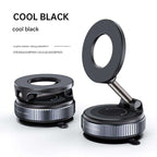 Vacuum suction phone holder car mounted rotating magnetic phone holder