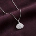 S925 Pearl Shell Pendant Necklace