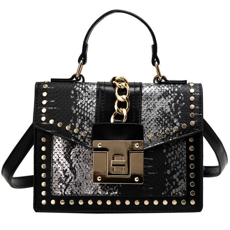 Fashion Alligator Women Shoulder Bags Designer Chains Handbags Luxury PU Leatehr Crossbody Bag Small Envelope Flap Famale Purses
