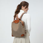 Stylish High-Quality Nylon Backpack with Large Capacity, Lightweight and Durable for Business Travel and Daily Commute