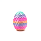 3D Printed Dragon Ornament Chinese Dragon Cross-border Dragon Egg 3D Printed Articulated Dragon Toy Figurine Gift Craft