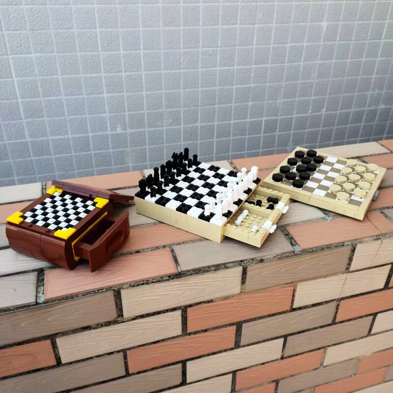 International Chess Game Travel Folding Chess Board Set Chess Set Blocks Toys Adults Children Mini Bricks Kids Educational Gifts