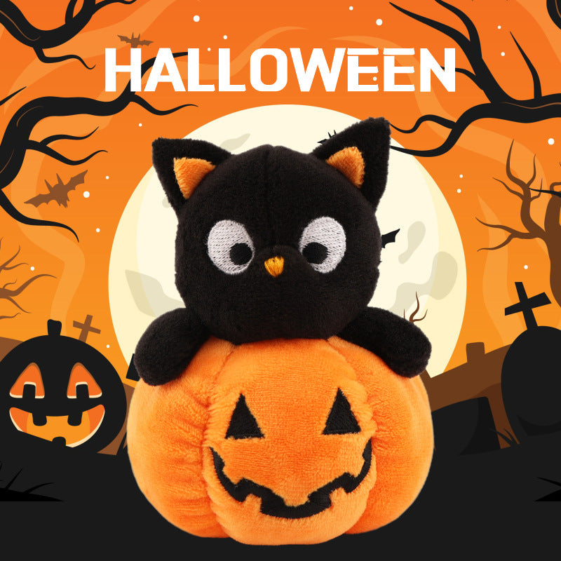 Halloween Ghost Plush Keychain, Cute Cartoon Soft Toy for Women, Bag Charm and Decorative Gift