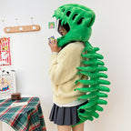 Dinosaur Skeleton Headpiece Dinosaur Bones Hat Mask Cosplay Decoration Prop for Kids and Adults