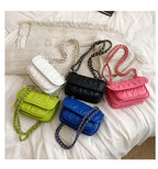 Fashion Chain Bag Women's Bag Small Fresh Rhombus Messenger Bag Mini Mobile Phone Lipstick Bag Trendy Bag