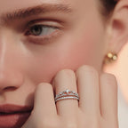 S925 Silver Crown Dual Wear Adjustable Ring NYSHK