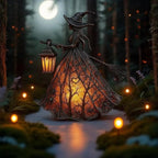 Halloween Witch Lamp Decorative Table Light for Halloween Decoration
