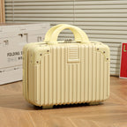 Vintage Luggage Mini Makeup Case 14-inch Small Box Gift Box 16-inch Carry-on Bag Storage Lock Box