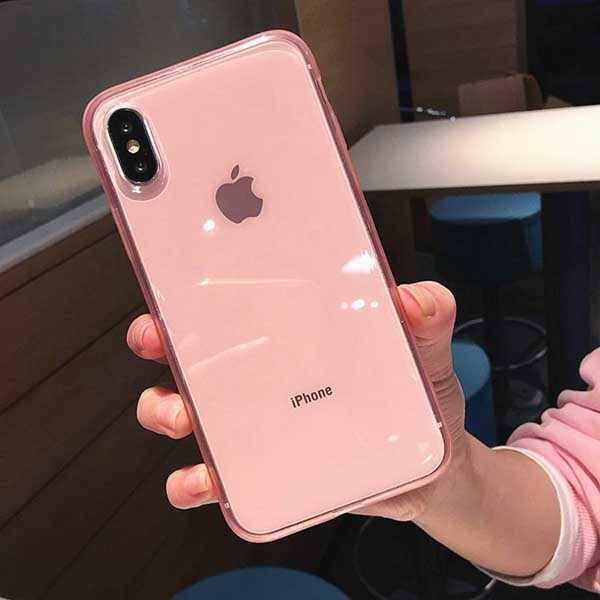 Anti shock Non slip Plain Cases For iPhone XS Max XR XS X 6 6s 7 8 Plus Hot Clear Transparent Soft TPU Phone Back Cover