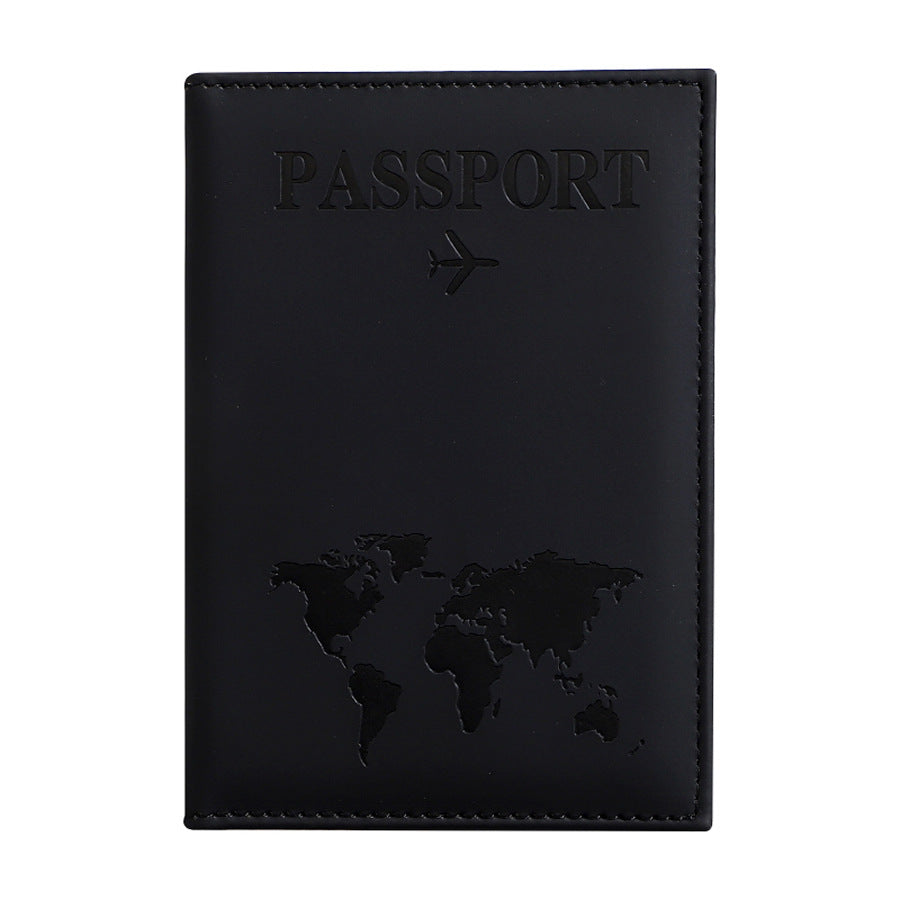 Passport Protection Cover PU Passport Clip Ticket Clip