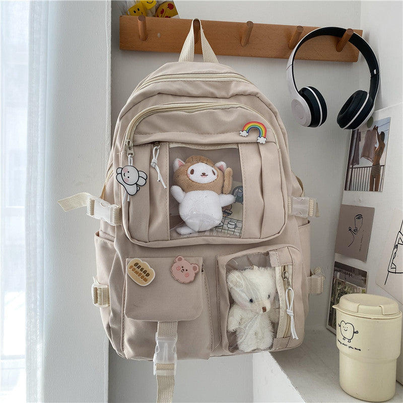 Large Capacity High School Student Backpack