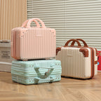 Vintage Luggage Mini Makeup Case 14-inch Small Box Gift Box 16-inch Carry-on Bag Storage Lock Box