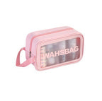 Cosmetic Bag Toiletry Bag Portable Wash Bag Letter Organizer Ins Transparent Storage Bag