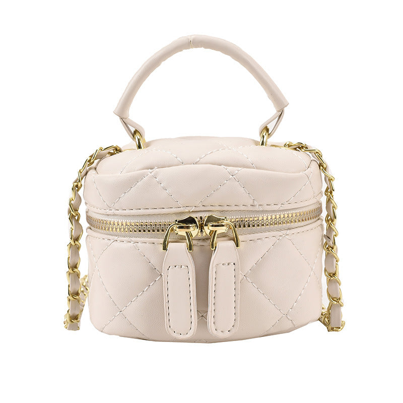 Mobile Phone Bag Summer New Women's Bag Chain Rhombus Messenger Bag Fashion Small Bag Hand-Held Lipstick Bag Women
